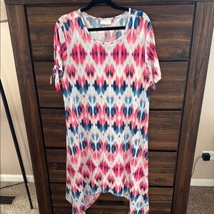 Colorful Patterned Women's Dress